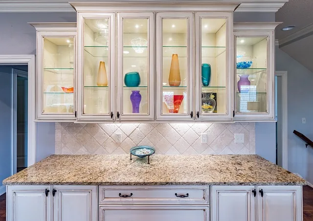 How do you organize kitchen cabinets?