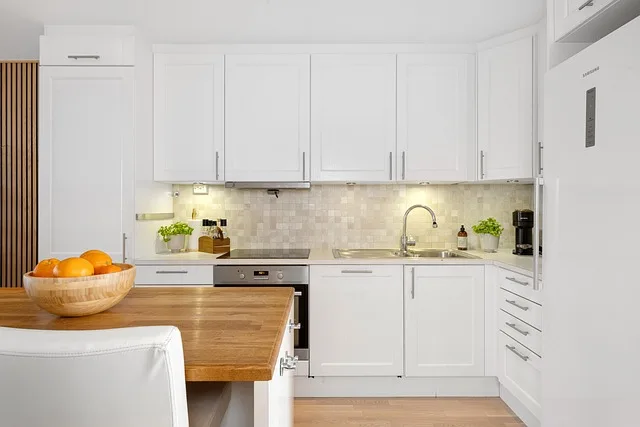 How do you organize kitchen cabinets?