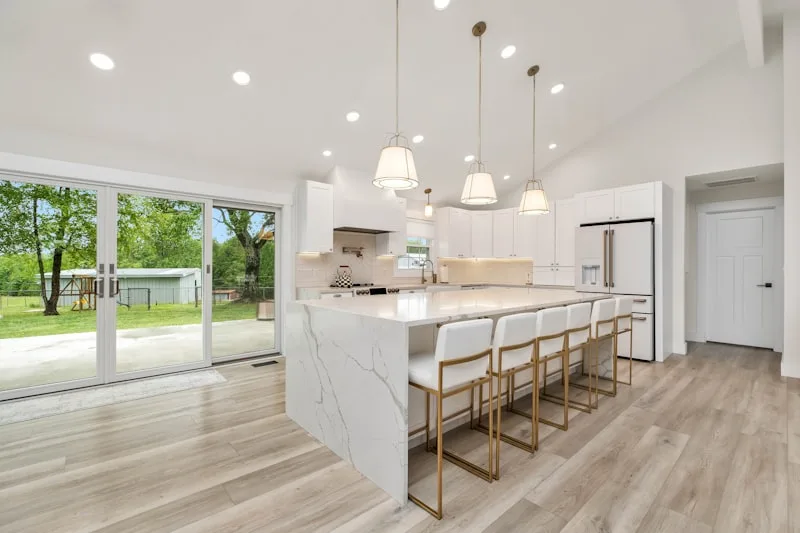 How to attach crown molding to kitchen cabinets?