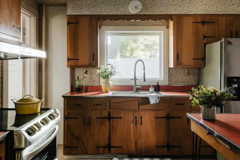 How to clean old wood kitchen cabinets?