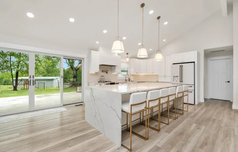 Why do kitchen cabinets have wasted space between shelves?